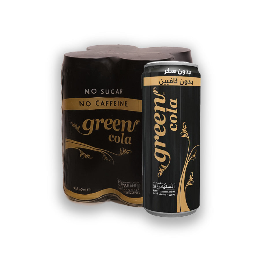 רביעייה גרין קולה ללא קפאין