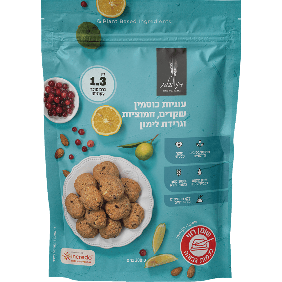 עוגיות כוסמין שקדים