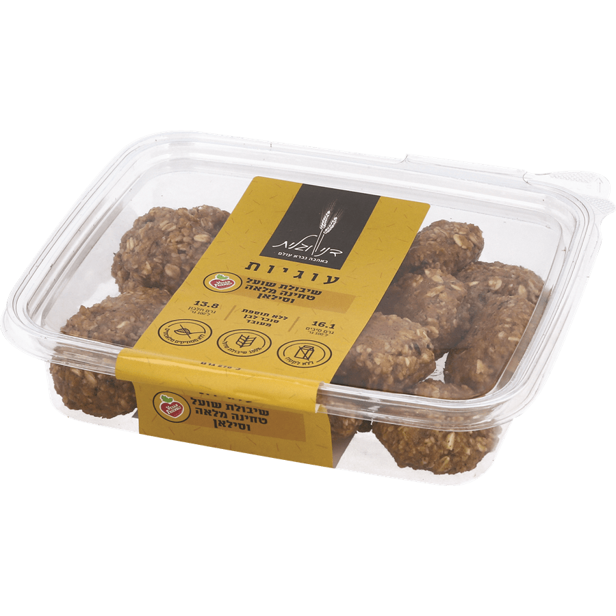 עוגיות שיבולת שועל טחינה