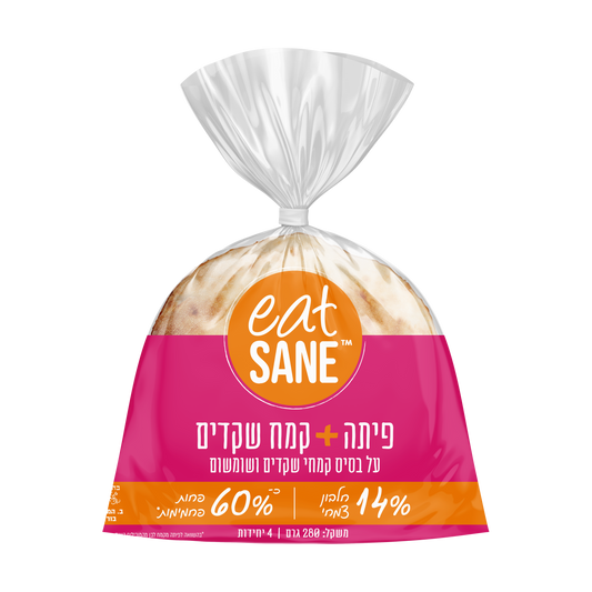 פיתה + קמח שקדים