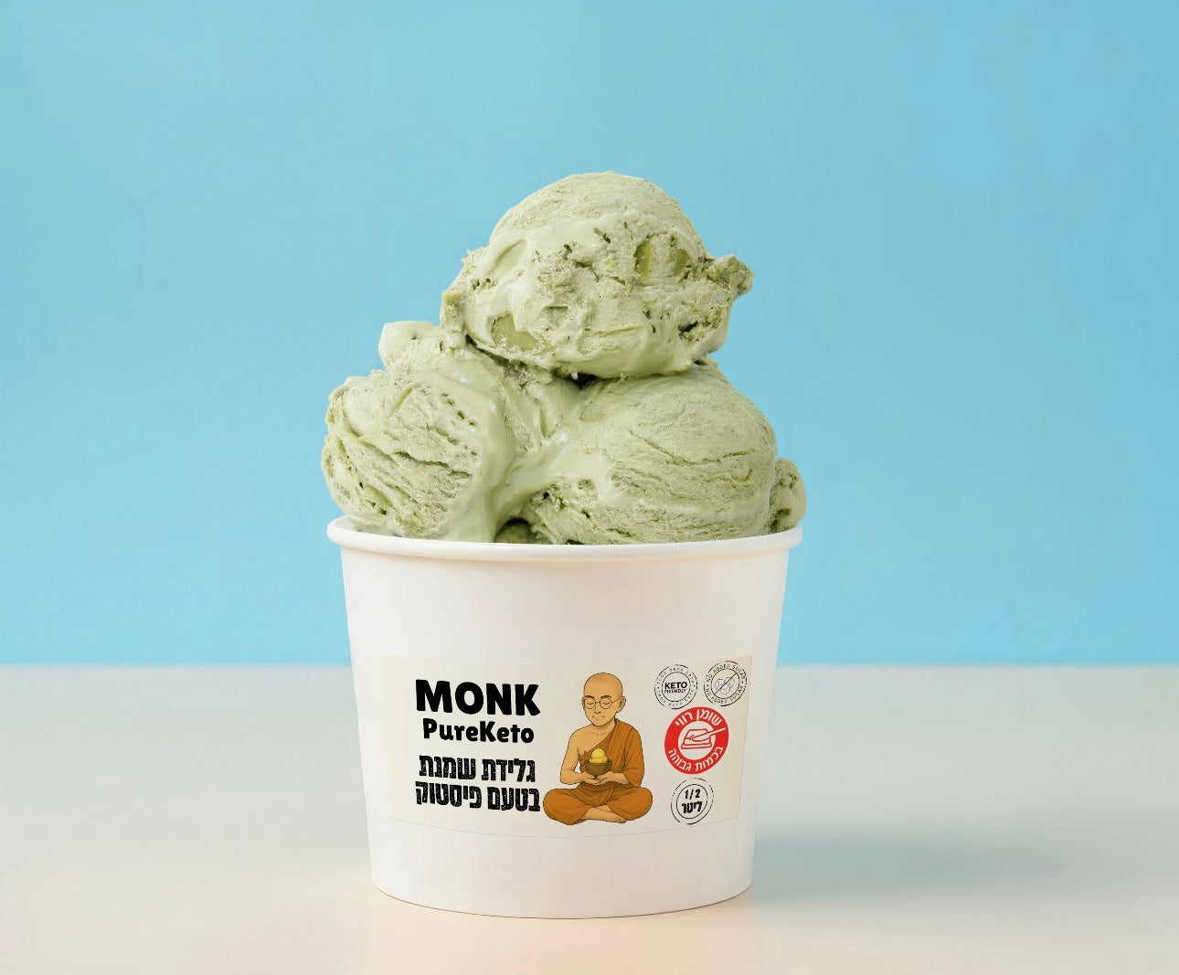 גלידה קיטו פיסטוק MONK