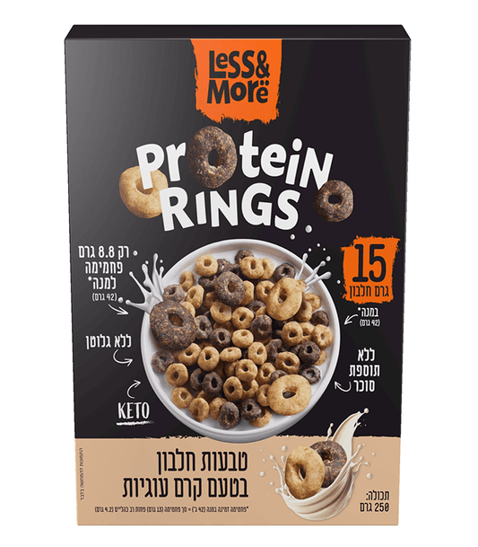 טבעות בוקר חלבון – קרם עוגיות