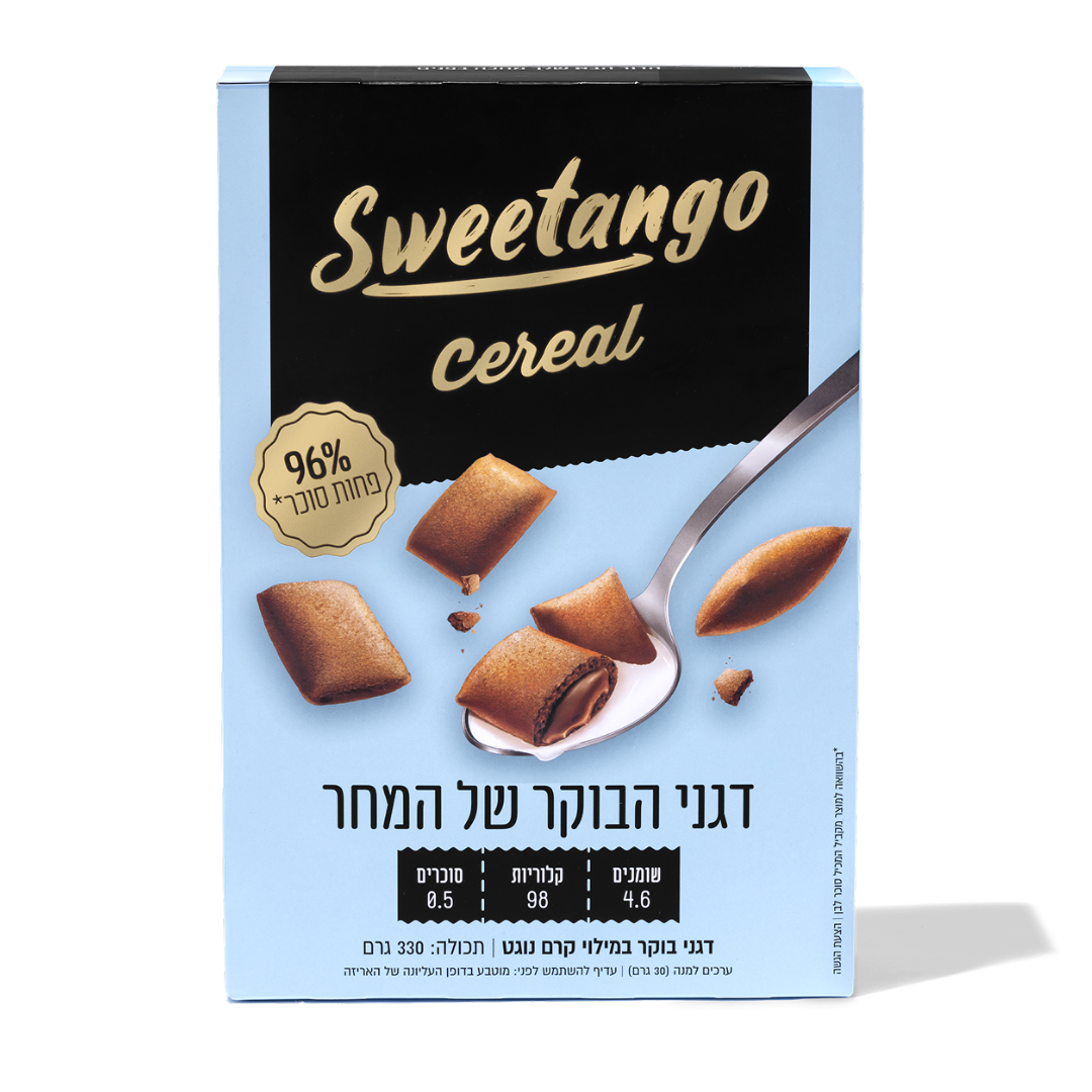 דגני בוקר במילוי קרם נוגט