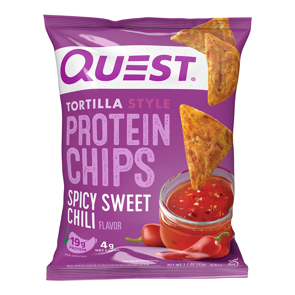 Quest צ'יפס חלבון בטעם צ'ילי מתוק חריף